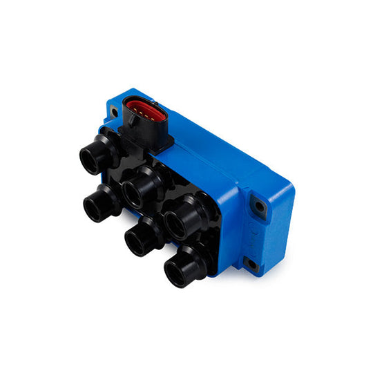 TSP Ignition Coil; 1990-2011 Ford/Mazda V6 With Horizontal Connection; 40K; Blue Top Street Performance