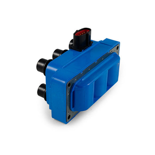 TSP Ignition Coil; 1990-2011 Ford/Mazda V6 With Horizontal Connection; 40K; Blue Top Street Performance