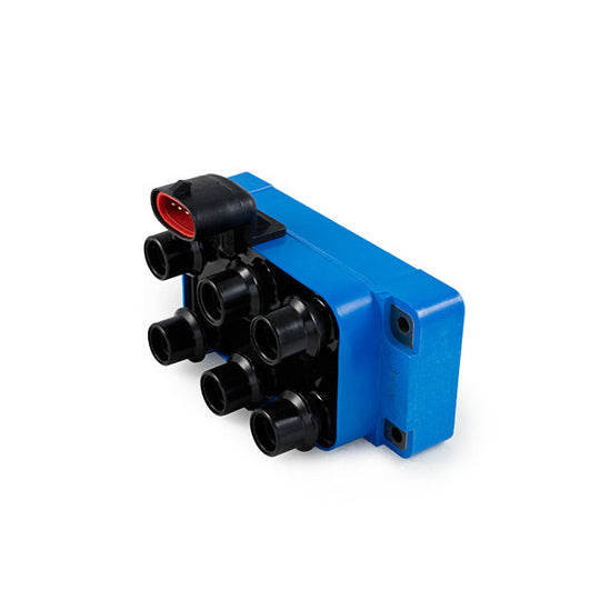 TSP Ignition Coil; 1989-2000 Ford V6 With Vertical Connection; 40K; Blue Top Street Performance