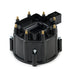 TSP HEI Distributor Cap; 8 Cylinder Male; Black Top Street Performance