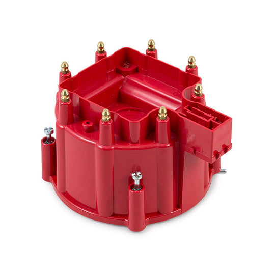 TSP HEI Distributor Cap; 8 Cylinder Male; Red Top Street Performance