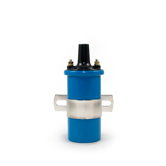 TSP Ignition Coil; Oil-Filled Canister Style; Female Socket; Blue Top Street Performance