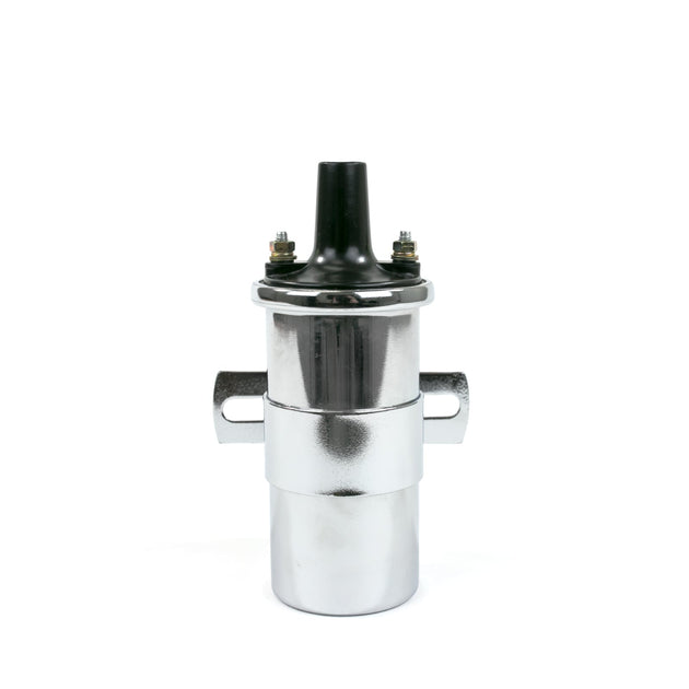 TSP Ignition Coil; Oil-Filled Canister Style; Female Socket; Chrome Top Street Performance