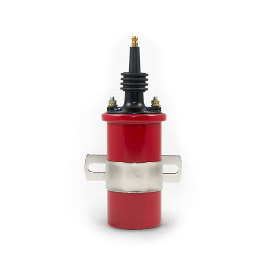 TSP Ignition Coil; Oil-Filled Canister Style; Male Socket; Red Top Street Performance