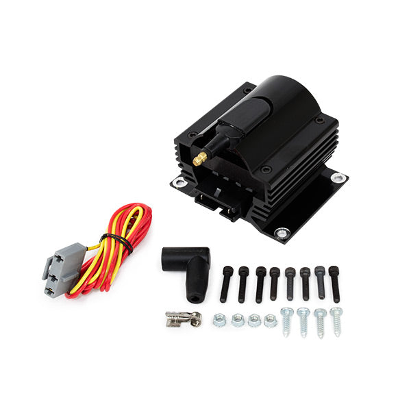 TSP Ignition Coil; Square E-Core External; Black Top Street Performance