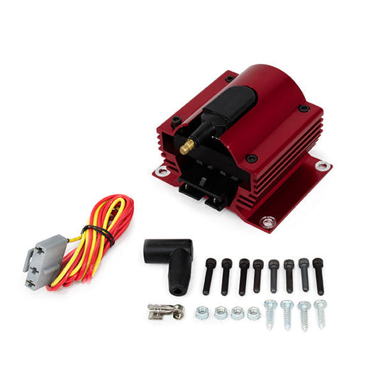 TSP Ignition Coil; Square E-Core External; Red Top Street Performance