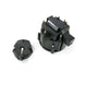 TSP HEI Distributor Standard Cap And Rotor Kit; 6 Cylinder Male; Black Top Street Performance