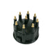 TSP Pro Billet & Ready To Run Distributor Cap And Rotor Kit; 8 Cyl Male; Black Top Street Performance