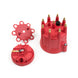 TSP Pro Series Distributor Cap And Rotor Kit; 8 Cylinder Male; Red Top Street Performance