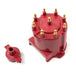 TSP GM EFI Distributor Cap And Rotor Kit; 8 Cylinder Male; Red Top Street Performance