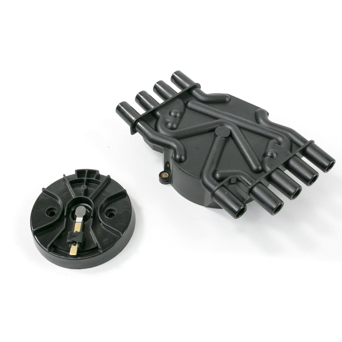 TSP Cap And Rotor Kit; Chevrolet Vortec V8; Black Top Street Performance