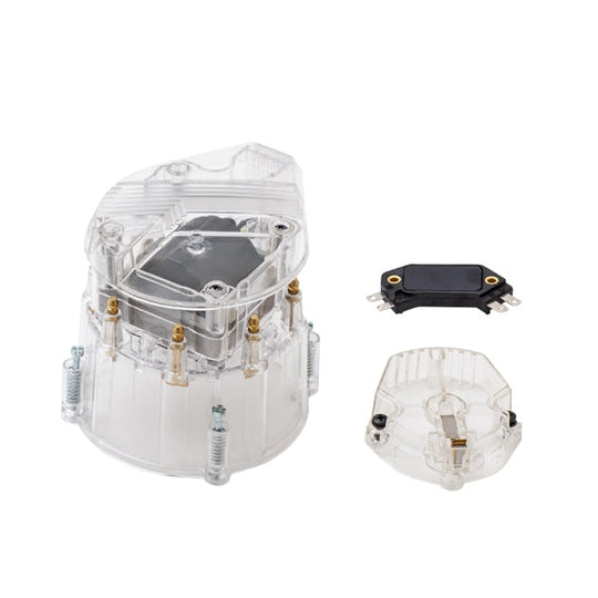 TSP HEI Distributor Super Cap Tune Up Kit; 8 Cylinder Male; Clear Top Street Performance