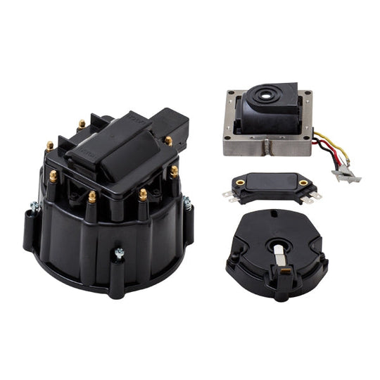 TSP HEI Distributor Standard Cap Tune Up Kit; 8 Cylinder Male; Black Top Street Performance