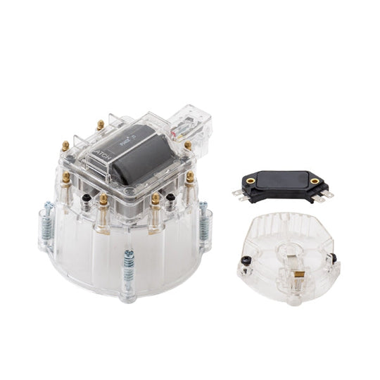 TSP HEI Distributor Standard Cap Tune Up Kit; 8 Cylinder Male; Clear Top Street Performance