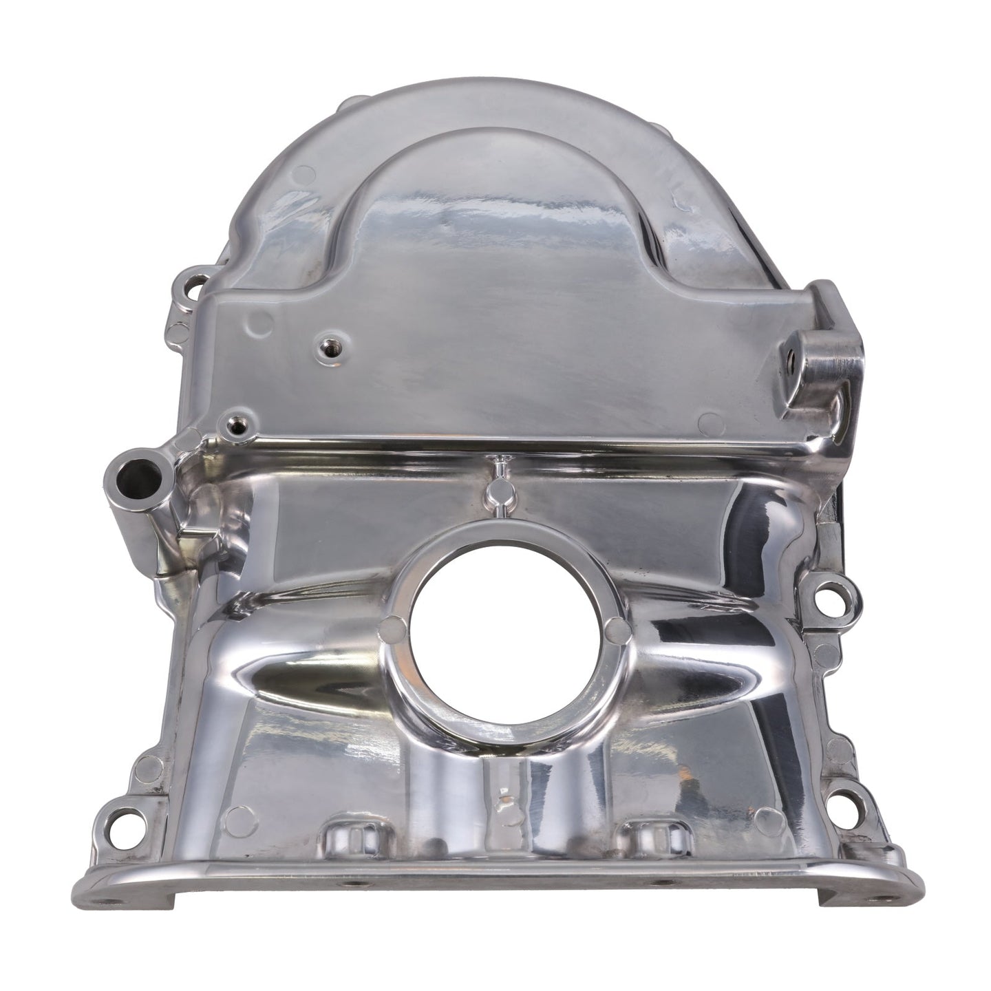 Timing Cover; Ford FE Big Block V8; Polished  Aluminum Top Street Performance