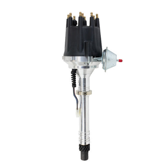 TSP Pro Series Pro Billet Distributor With Vac; Chevy SB/BB Gen 2 Mark IV V8; Black Top Street Performance