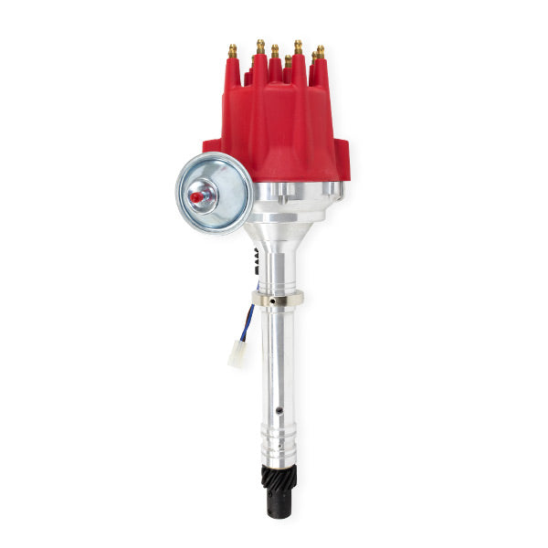 TSP Pro Series Pro Billet Distributor With Vac; Chevy SB & BB Gen 2 Mark IV V8; Red Top Street Performance