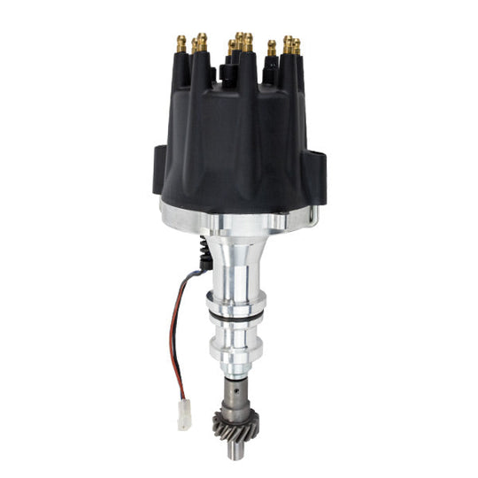 TSP Pro Series Pro Billet Distributor; Ford BB (370-460);351C;400;351M V8; Black Top Street Performance
