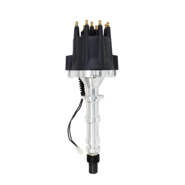 TSP Pro Series Pro Billet Distributor; Chevrolet BB Gen. 1 "W" (348; 409); Black Top Street Performance