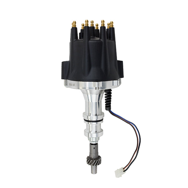 TSP Pro Series Pro Billet Distributor; Ford 351W; Black Top Street Performance