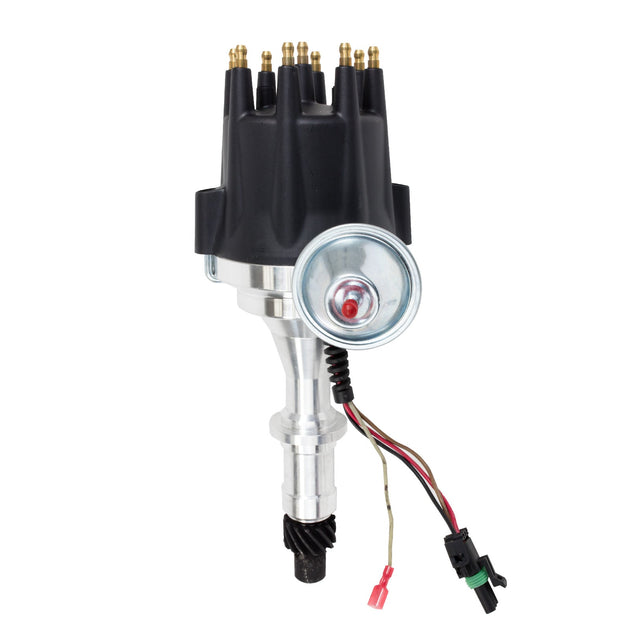 TSP Pro Series Ready To Run Distributor; Pontiac V8 (389-455); Black Top Street Performance