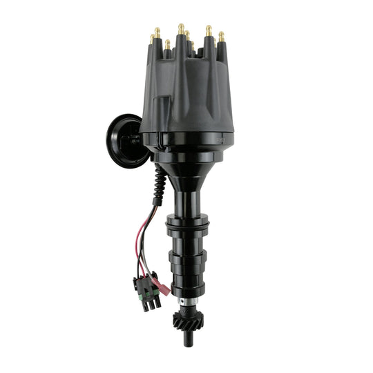 TSP Pro Series Ready To Run Distributor; Ford FE (330-428) Cars/Lt Trucks All Black Top Street Performance