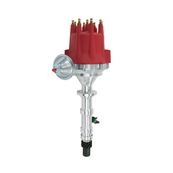 TSP Pro Series Ready To Run Distributor; Chevrolet BB Gen. 1 "W" (348; 409); Red Top Street Performance
