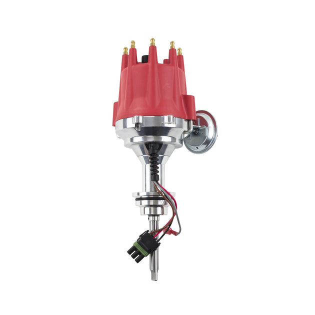 TSP Pro Series Pro Billet Distributor; Chrysler "FirePower" (Hemi) V8 (392); Red Top Street Performance