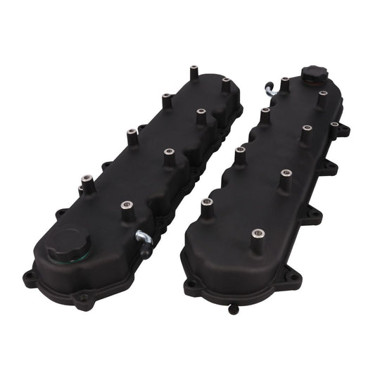 LT Valve Covers; Cast Aluminum; W Coil Mounts; Black Top Street Performance