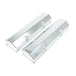 TSP Valve Covers; Fab. Alum.; Short Bolt Wthout Holes SBC Perim.; Clear Anodized Top Street Performance