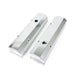 TSP Valve Covers; Fab. Alum.; Long Bolt With Holes SBC Perim.; Clear Anodized Top Street Performance