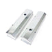 TSP Valve Covers; Fab. Alum.; Long Bolt With Holes SBC Perim.; Clear Anodized Top Street Performance