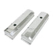 TSP Valve Covers; Fab. Alum.; Long Bolt With Holes SBC Perim.; Polished Top Street Performance