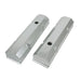 TSP Valve Covers; Fab. Alum.; Short Bolt With Holes SBC Perim.; Clear Anodized Top Street Performance