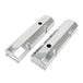 TSP Valve Covers; Fab. Alum.; Short Bolt With Holes SBC Perim.; Polished Top Street Performance