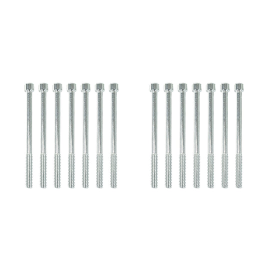 TSP Valve Covers; Fab. Alum.; Long Bolt Wthout Holes BBC; Polished Top Street Performance