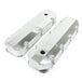 TSP Valve Covers; Fab. Alum.; Short Bolt With Holes BBC; Polished Top Street Performance