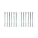 TSP Valve Covers; Fab. Alum.; Long Bolt With Holes SBF; Polished Top Street Performance