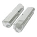 TSP Valve Covers; Fab. Alum.; Short Bolt Wthout Holes SBF; Clear Anodized Top Street Performance