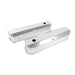 TSP Valve Covers; Fab. Alum.; Long Bolt With Holes SBF; Clear Anodized Top Street Performance