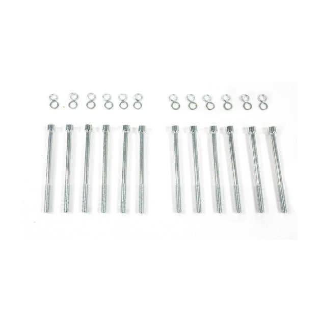 TSP Valve Covers; Fab. Alum.; Long Bolt Wthout Holes BBF; Polished Top Street Performance