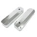 TSP Valve Covers; Fab. Alum.; Long Bolt With Holes BBF; Clear Anodized Top Street Performance