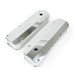 TSP Valve Covers; Fab. Alum.; Long Bolt With Holes BBF; Polished Top Street Performance