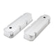 TSP Valve Covers; Fab. Alum.; Short Bolt With Holes BBF; Clear Anodized Top Street Performance