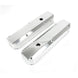TSP Valve Covers; Fab. Alum.; Long Bolt With Holes Chrysler SB; Polished Top Street Performance
