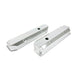 TSP Valve Covers; Fab. Alum.; Long Bolt With Holes Chrysler BB; Clear Anodized Top Street Performance