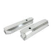 TSP Valve Covers; Fab. Alum.; Long Bolt With Holes Chrysler BB; Polished Top Street Performance