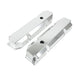 TSP Valve Covers; Fab. Alum.; Short Bolt With Holes Chrysler BB; Clear Anodized Top Street Performance