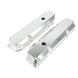TSP Valve Covers; Fab. Alum.; Short Bolt With Holes Chrysler BB; Clear Anodized Top Street Performance