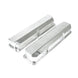 TSP Valve Covers; Fab. Alum.; Short Bolt Wthout Holes Ford FE; Clear Anodized Top Street Performance